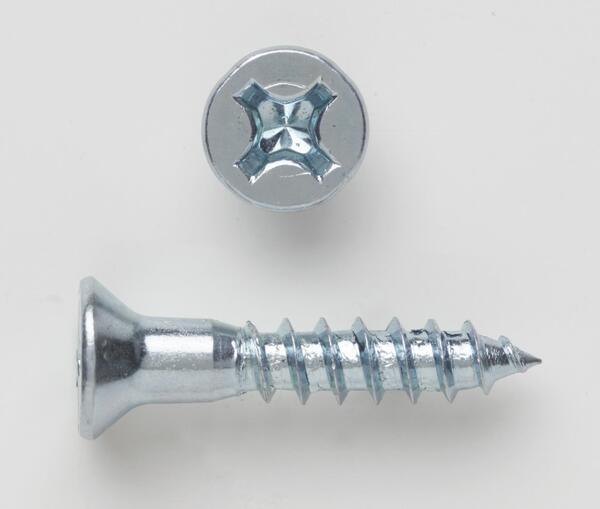 14X2FHPWSZJ #14 X 2 FLAT HEAD PHILLIP WOOD SCREW ZINC PLATED